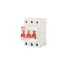 Contactum Miniature Circuit Breaker 3-Pole 10A Type C 415V ac 10 kA Breaking Capacity CPB1010C3