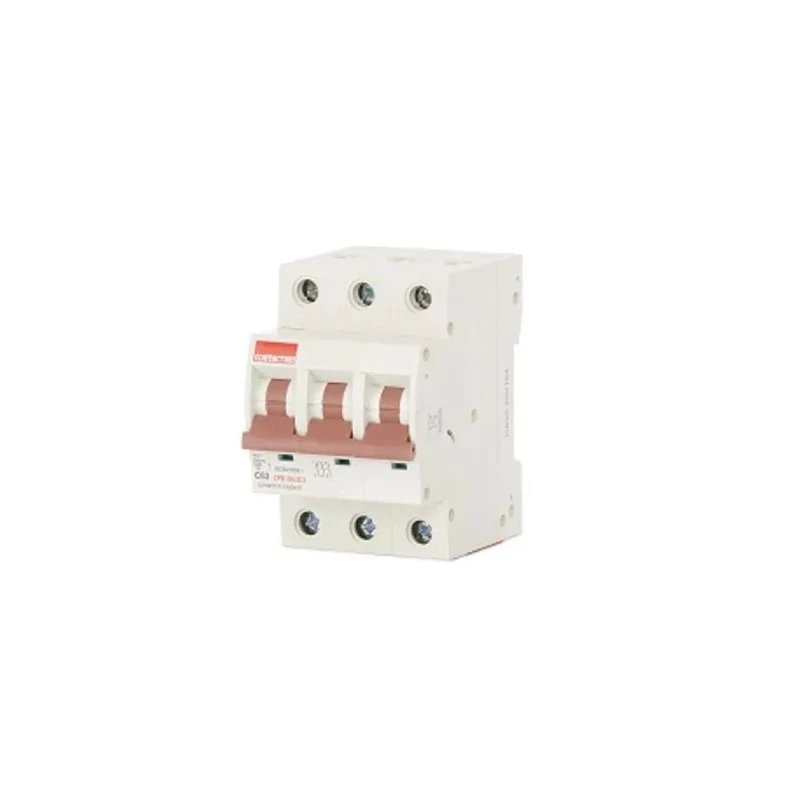 Contactum Defender B Board DDB Miniature Circuit Breaker, 3-Pole, 63A, Type C Tripping, 415V AC, 10 kA Breaking CPB1063C3