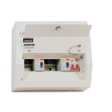 Contactum Steel 6-Way Consumer Unit, 100A, White, BS EN 61439-3 Defender DDS06188MS