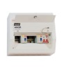 Contactum Steel 6-Way Consumer Unit, 100A, White, BS EN 61439-3 Defender DDS06188MS