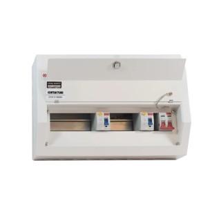 Contactum Steel Consumer Unit 14 Ways 100A 220-250V Defender DDS14188MS