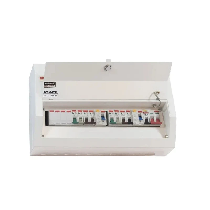 Contactum 14 Steel Consumer Unit, 100A, BS EN 61439-3 Defender DDS14188MS-P01