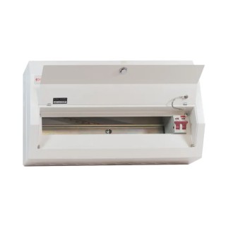 Contactum Defender 20 Way Steel Consumer Unit 100A 250V BS EN 61439-3 IP4X DD201MS