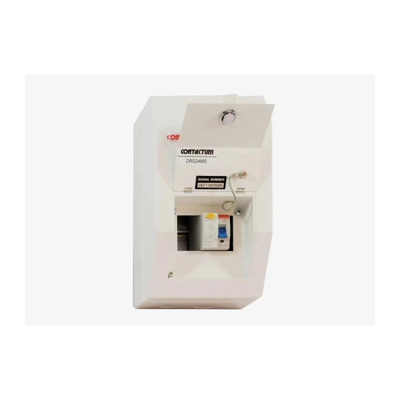 Contactum 2-Way Steel Consumer Unit, 63A, 250V, BS EN 61439-3 Defender DR026MS