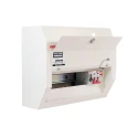 Contactum Defender 10 Way Steel Consumer Unit, 100A, 250V, BS EN 61439-3 DD101SPMS-P01