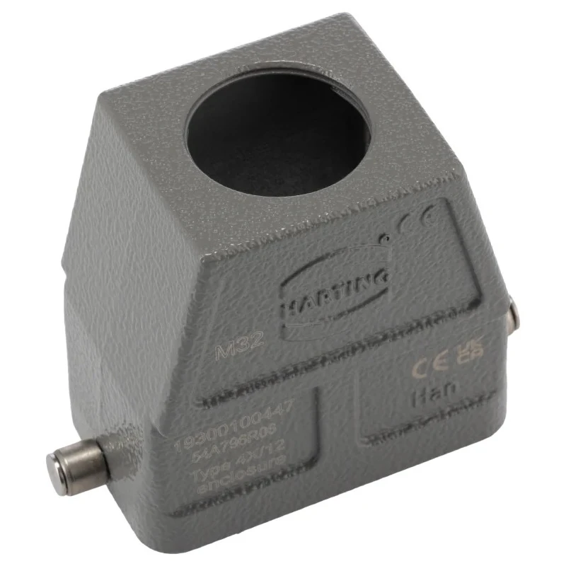 HARTING Han B Range Top Entry Hood Die Cast Aluminium Body IP65 IP66 IP67 19300100447