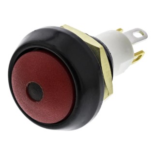 ITW Switches Illuminated Miniature Push Button Switch, Momentary, Panel Mount, 13.6 mm Cutout, SPST, Green LED 59-412G