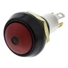ITW Switches Illuminated Miniature Push Button Switch, Momentary, Panel Mount, 13.6 mm Cutout, SPST, Green LED 59-412G