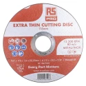 RS PRO Aluminium Oxide Abrasive Disc 115 mm Diameter, P80 Grit, 13300 RPM Maximum Speed, Pack of 5 184-9245