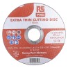 RS PRO Aluminium Oxide Abrasive Disc 115 mm Diameter, P80 Grit, 13300 RPM Maximum Speed, Pack of 5 184-9245
