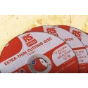 RS PRO Aluminium Oxide Abrasive Disc 115 mm Diameter, P80 Grit, 13300 RPM Maximum Speed, Pack of 5 184-9245