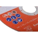 RS PRO Aluminium Oxide Abrasive Disc 115 mm Diameter, P80 Grit, 13300 RPM Maximum Speed, Pack of 5 184-9245