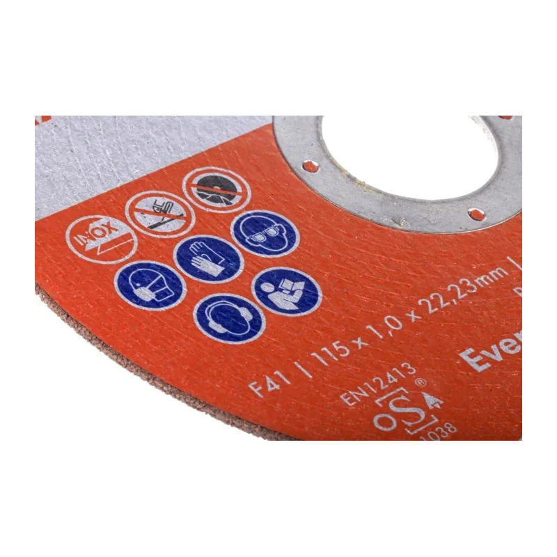 RS PRO Aluminium Oxide Abrasive Disc 115 mm Diameter, P80 Grit, 13300 RPM Maximum Speed, Pack of 5 184-9245