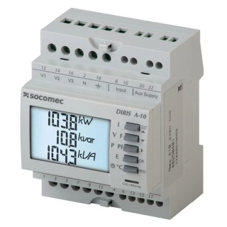 Socomec 3 Phase Digital LCD Backlight Energy Meter DIRIS A10 48250400
