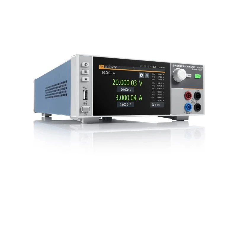 Rohde & Schwarz Digital Bench Power Supply 1-Output 0 V dc to 20 V 60 W 6 A Max NGL201
