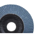 RS PRO Zirconium Flap Disc, 115 mm Diameter, P120 Grit, Quick Change 184-9844