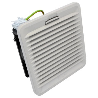 Finder 7F Series Filter Fan 120V AC 28W 55 m³/h Filtered Airflow IP54 155 mm Face Dimension 