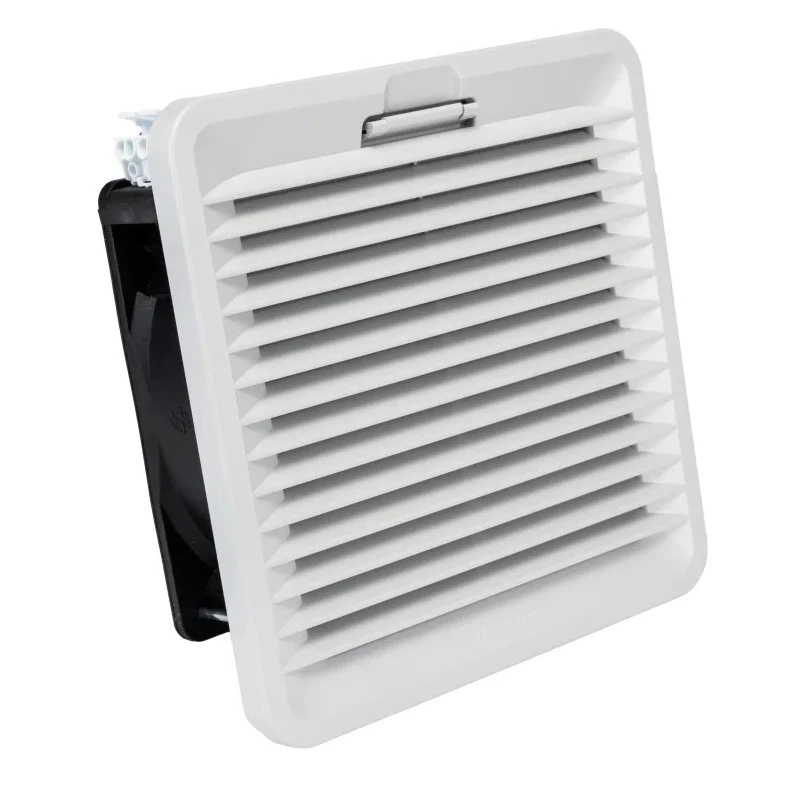 Finder 7F Series Filter Fan 24V DC, 7W Power, 55 m³/h Air Flow, IP54, Ball Bearing, 155mm x 155mm IP54