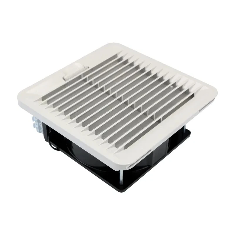 Finder 7F Series Filter Fan 120V AC 28W 55 m³/h Filtered Airflow IP54 155 mm Face Dimension 