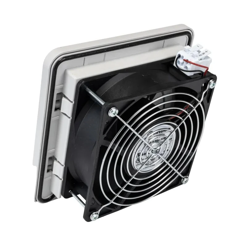 Finder 7F Series Filter Fan 24V DC, 7W Power, 55 m³/h Air Flow, IP54, Ball Bearing, 155mm x 155mm IP54