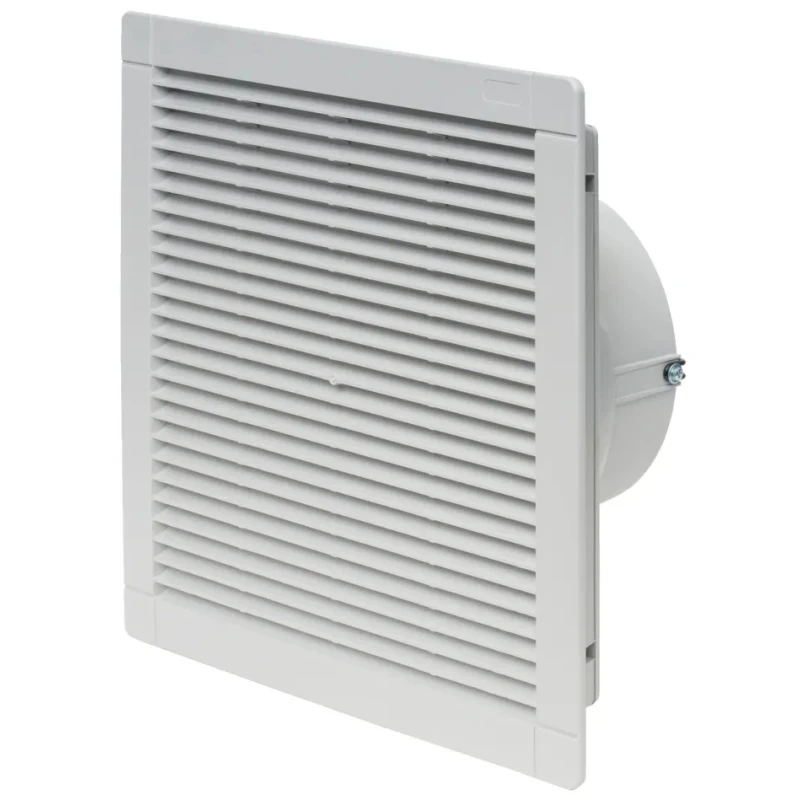 Finder 7F Series Filter Fan, 120V AC, 70W Power, 500 m³/h Filtered and Unimpeded Air Flow, Rating, Square IP54