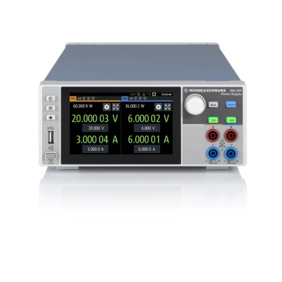 Rohde & Schwarz Digital Bench Power Supply, 2-Output 0 V dc to 20 V, 120 W, 6 A Max NGL202