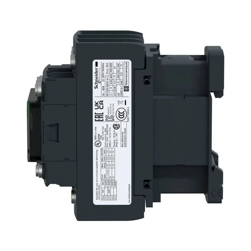 Schneider Electric LC1D Series Contactor, 230V AC Coil, 3-Pole, 25A, 15kW Power Rating, Reversing Function, DIN Rail Mount 