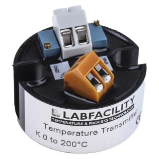 RS PRO Temperature Transmitter K Type Thermocouple Input 36V DC 0°C to 200°C 185-2357