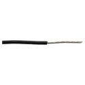 Alpha Wire Hookup Wire PVC Series Black, 24 AWG, 7/0.20 mm Strands, 30 m Length, Polyvinyl Chloride Jacket 7054 BK005