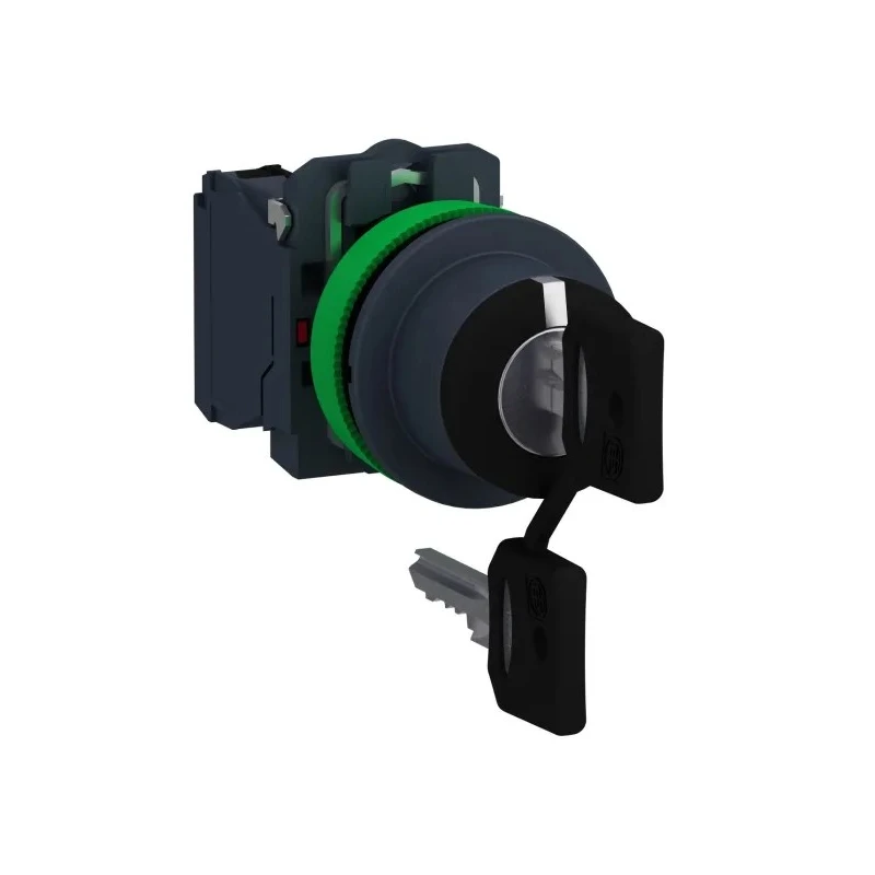 Schneider Electric IP67, IP69, IP69K, IP66 Key Switch DPST 3A 3-Way 455 Ronis-Key XB5FG03