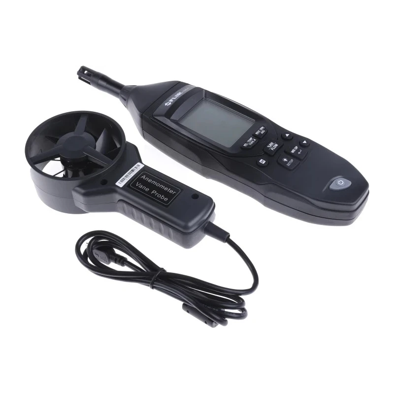 FLIR Vane Anemometer Measures Relative Humidity, Dew Point, Air Flow, Air Velocity, Air Temperature 30 m/s EM54