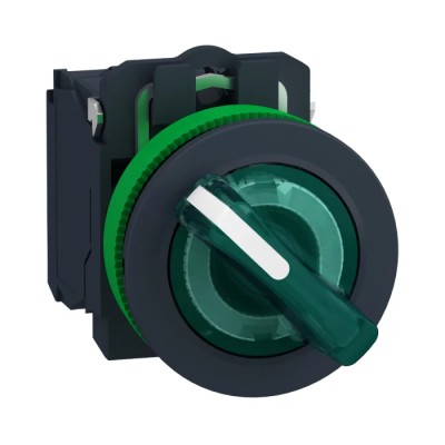 Schneider Electric Selector Switch SPDT 2 Positions 30mm Cutout Diameter Flush Mount XB5FK123B5