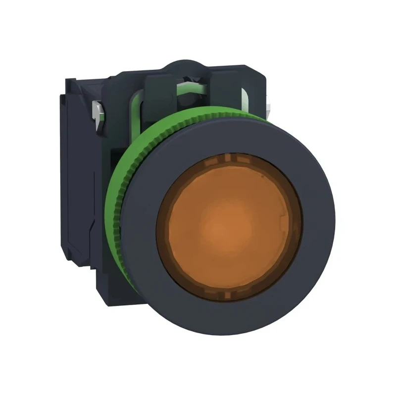 Schneider Electric XB5 Series Illuminated Push Button Switch, Spring Return, Panel Mount, 30 mm Cutout, SPDT XB5FW35M5