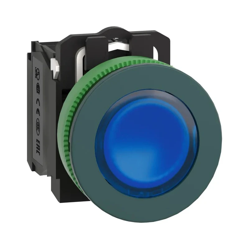 Schneider Electric Harmony Series Illuminated Push Button Switch, Spring Return, Panel Mount, 30 mm Cutout, SPDT XB5FW36M5