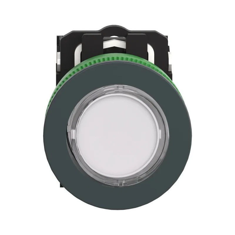 Schneider Electric Harmony Series Illuminated Push Button Switch, Spring Return, Panel Mount, 30 mm Cutout, SPDT XB5FW31B5