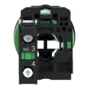 Schneider Electric Spring Return Selector Switch (SPST) 30 mm Cutout Diameter 2 Positions XB5FD41
