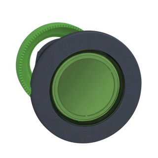 Schneider Electric Harmony Series Green Maintained Push Button Head, 30 mm Cutout, IP66, IP67, IP69K ZB5FH033