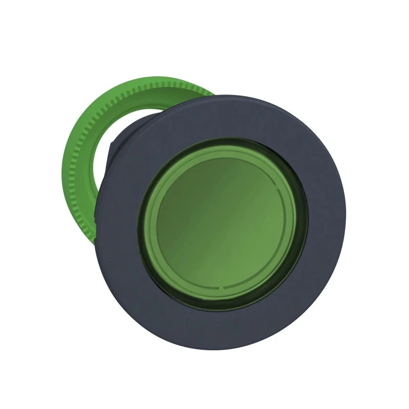 Schneider Electric Harmony Series Green Maintained Push Button Head, 30 mm Cutout, IP66, IP67, IP69K ZB5FH033