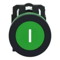 Schneider Electric Harmony Series Push Button Switch, Spring Return, Panel Mount, 30 mm Cutout, SPST, Green LED XB5FA3311