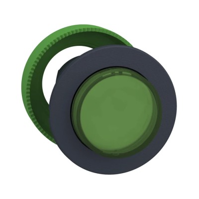 Schneider Electric Harmony Series Green Momentary Push Button Head, 30 mm Cutout, IP66, IP67, IP69K ZB5FW133