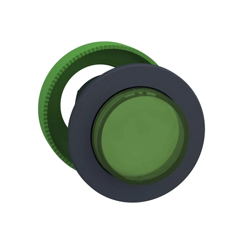 Schneider Electric Harmony Series Green Momentary Push Button Head, 30 mm Cutout, IP66, IP67, IP69K ZB5FW133