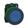 Schneider Electric Harmony Series Push Button Switch Spring Return Panel Mount 30 mm Cutout SPST Blue LED IP69 600 V XB5FA61