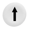 Schneider Electric White Round Plain Push Button Cap for Use with ZB4FA0 and ZB5FA0 Pushbuttons ZBAF334
