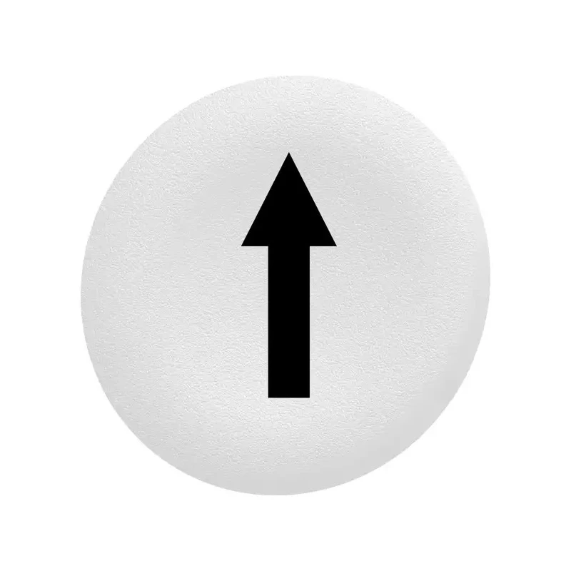 Schneider Electric White Round Plain Push Button Cap for Use with ZB4FA0 and ZB5FA0 Pushbuttons ZBAF334