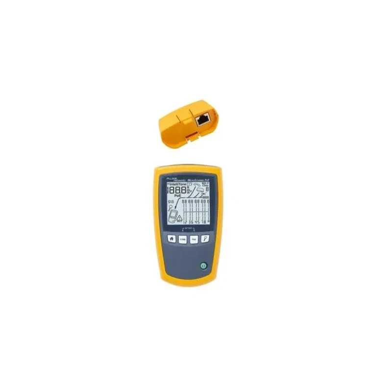 Fluke Networks Network Cable Tester MS-POE Handheld RJ11 RJ45 PoE Class Voltage Length Fault Detection MS-POE