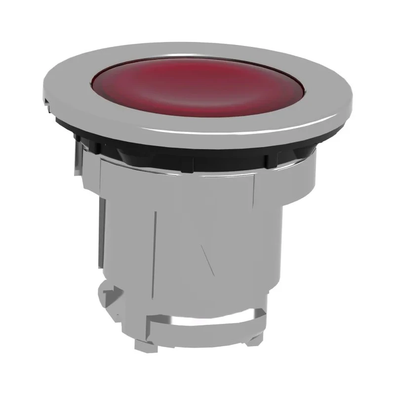 Schneider Electric Harmony Series Illuminated Push Button Switch Spring Return 30.5 mm Cutout Clear LED IP66 ZB4FW343