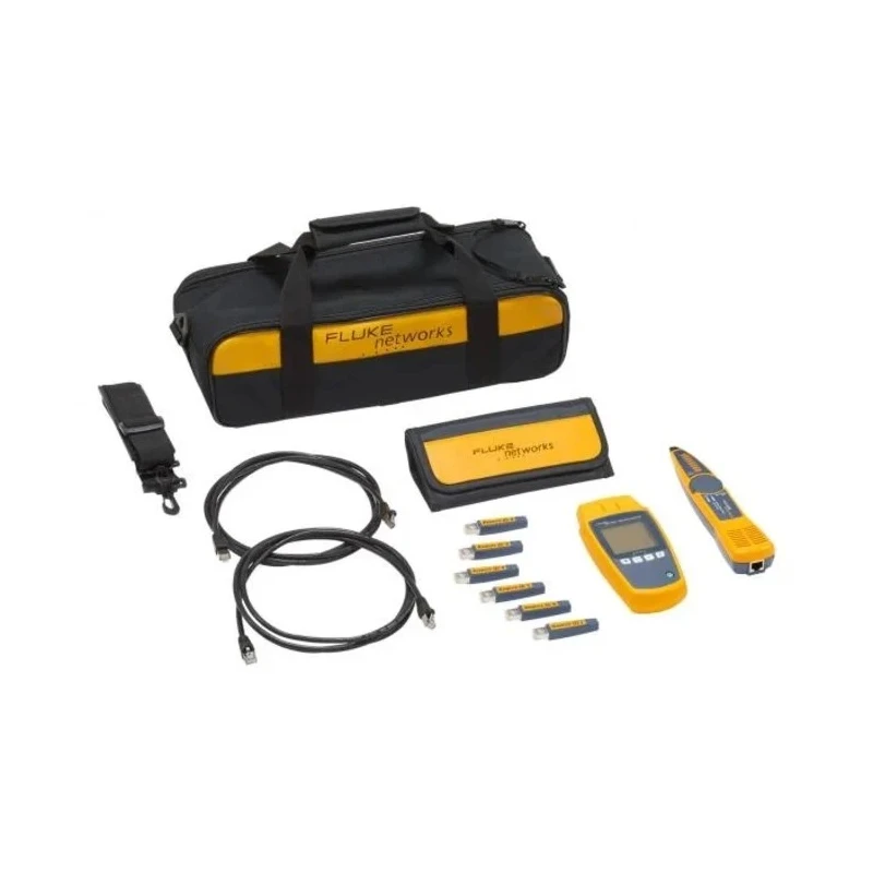 Fluke Networks Cable Tester for RJ11 and RJ45 Connectors MS-POE-KIT