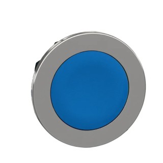 Schneider Electric Harmony Series Blue Momentary Push Button Head 30 mm Cutout Metal IP69K IP67 IP66 ZB4FA6