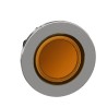 Schneider Electric Harmony Series Yellow Momentary Metal Push Button Head 30 mm Cutout, IP66 IP67 IP69K ZB4FW353