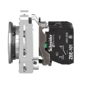 Schneider Electric Harmony XB4 Series Illuminated Push Button Switch, Spring Return, Panel Mount, 30 mm Cutout XB4FW33G5
